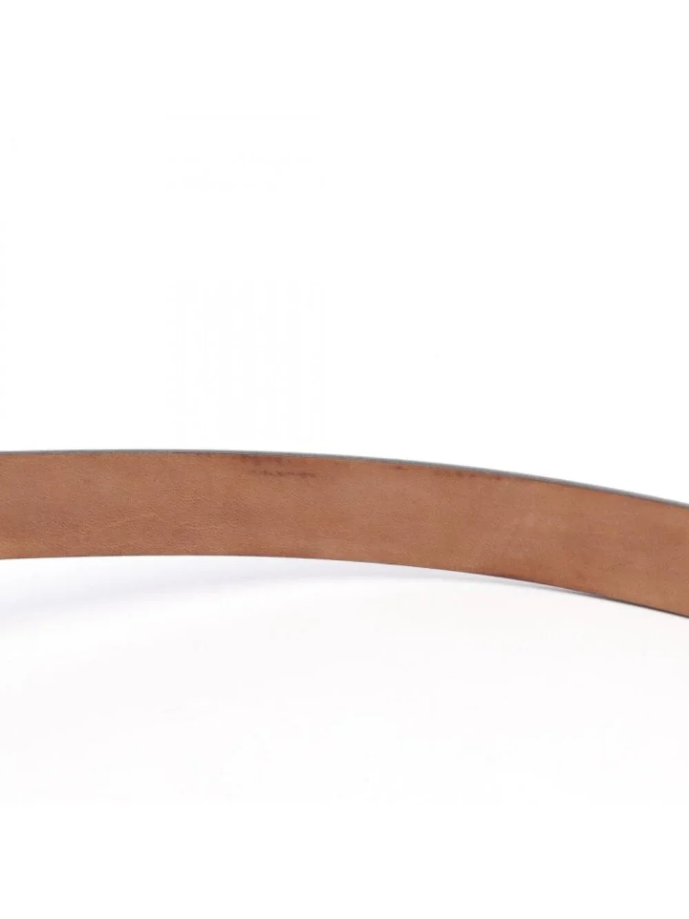 Dolce & Gabbana Belt DG Logo Silver Leather